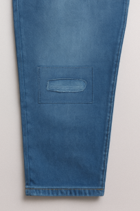 Naprawa spodni jeansowych - (cena z małą łatą)