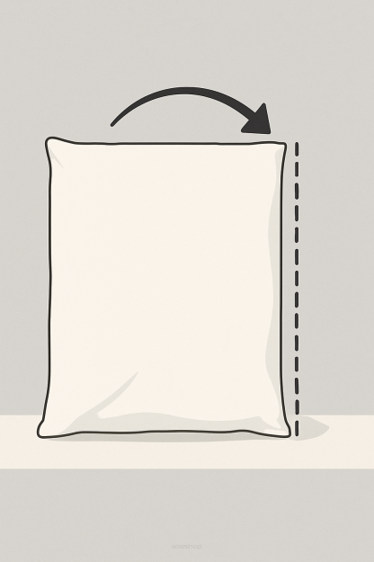 Zmniejszenie poszwy na kołdrę