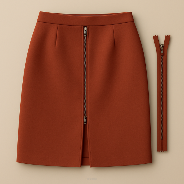 Wymiana zamka zwykłego w spódnicy - (cena z zamkiem)