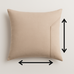 Zmniejszenie poszewki na poduszkę