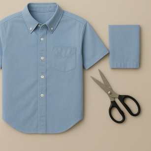 Skrócenie rękawów koszuli z długich na krótkie